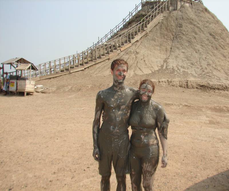 After the volcano-dipping.